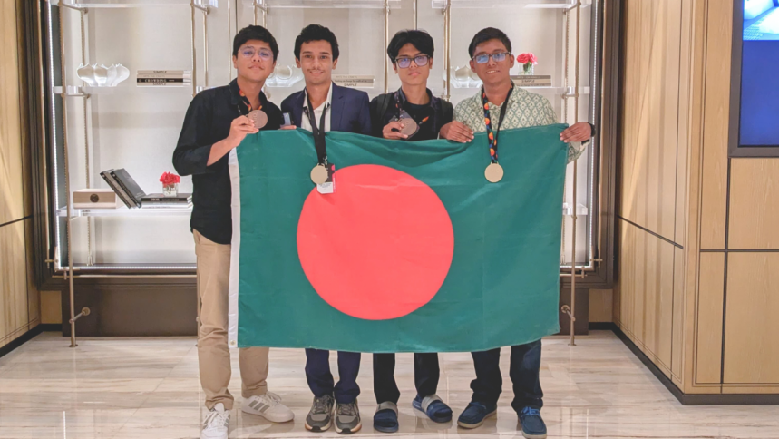 Bangladesh Shines Bright at First International AI Olympiad!